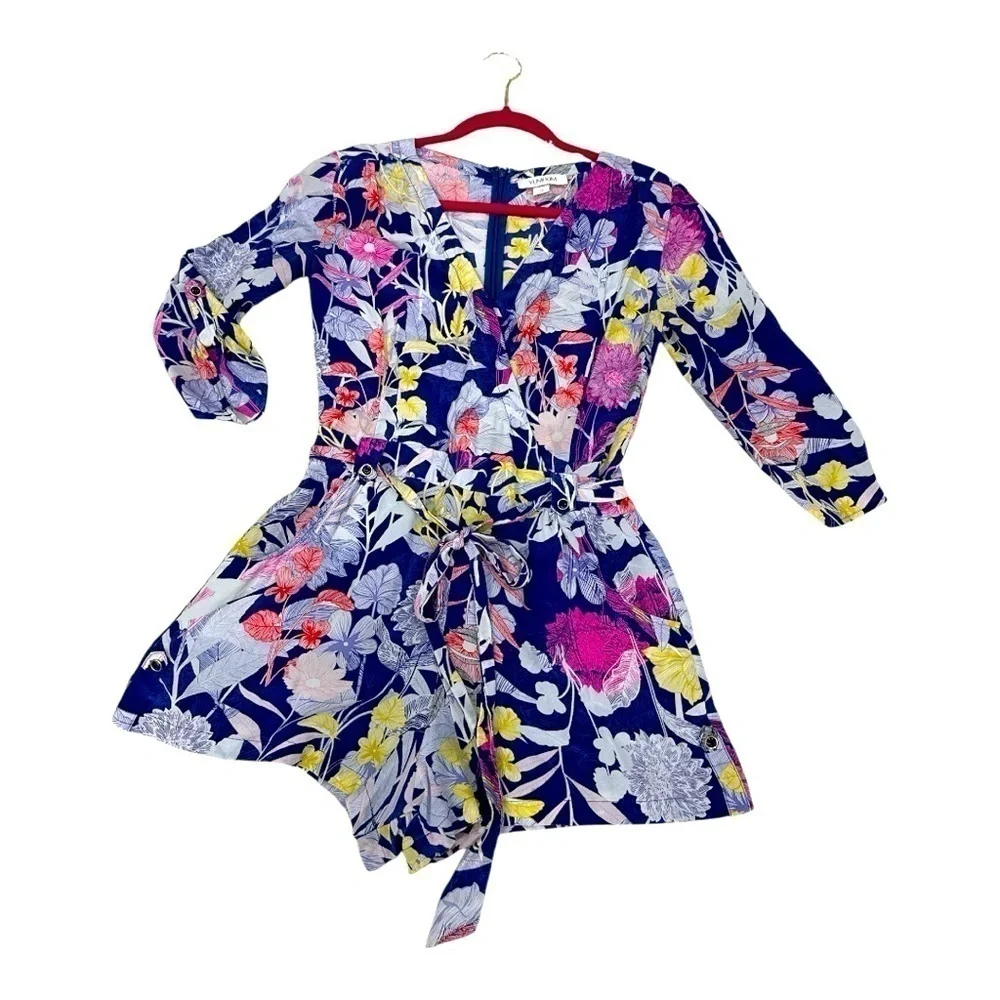 Yumi Kim Blue Floral Silk 